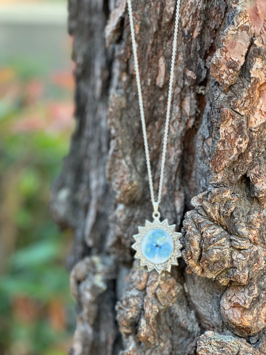 Shine Hydrangea Necklace