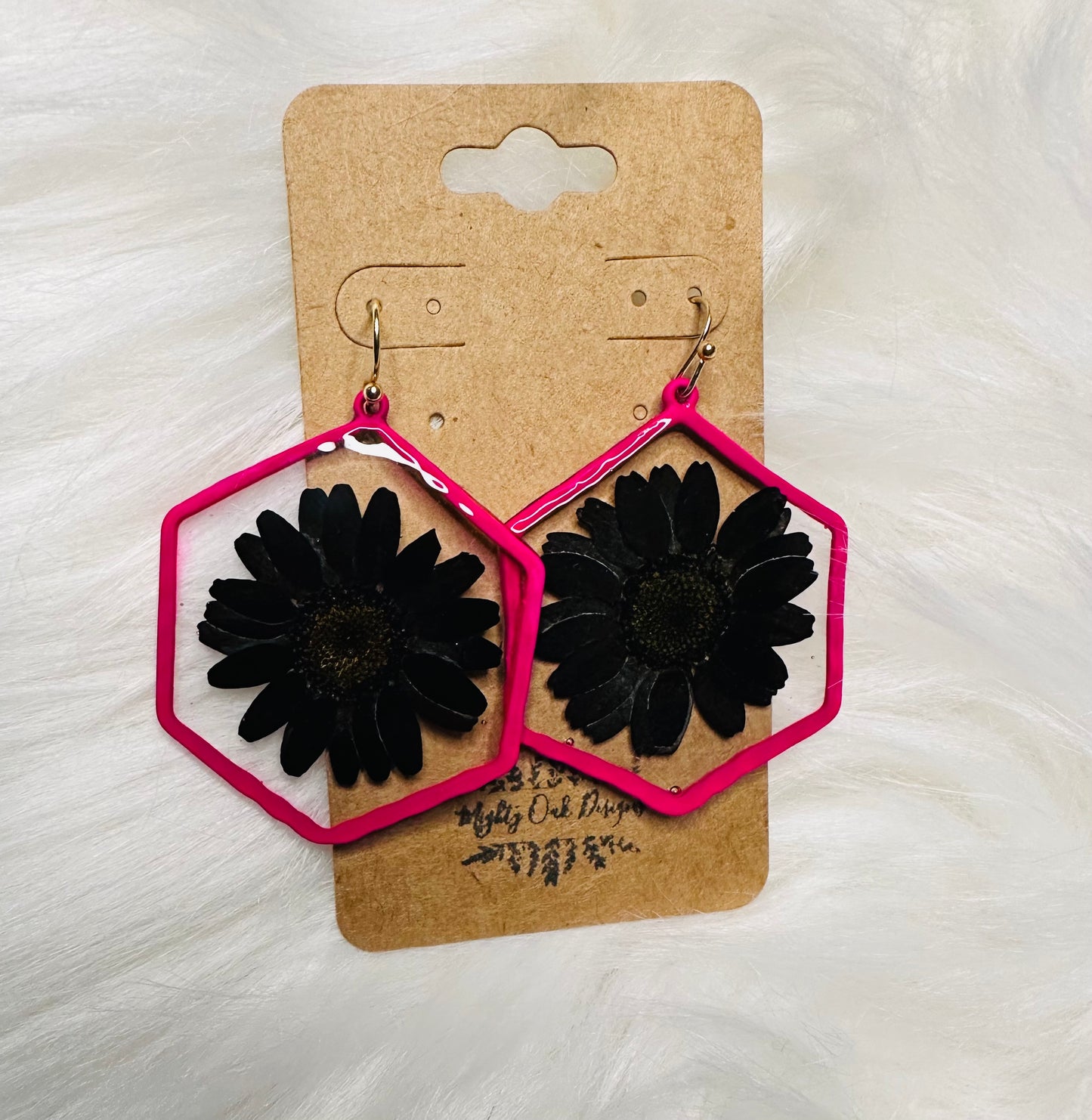 Edgy Barbie Pink Earrings