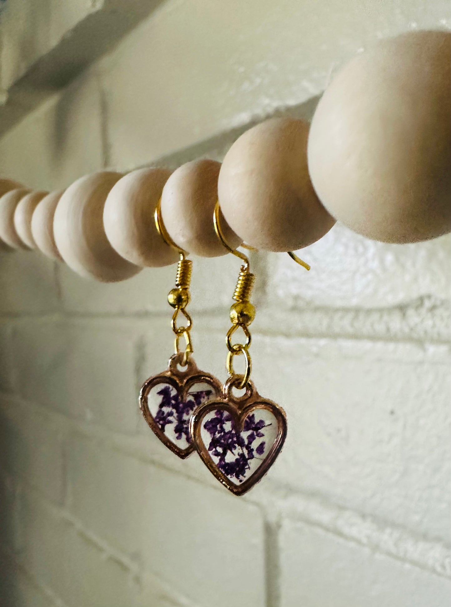 Dainty Purple Hearts