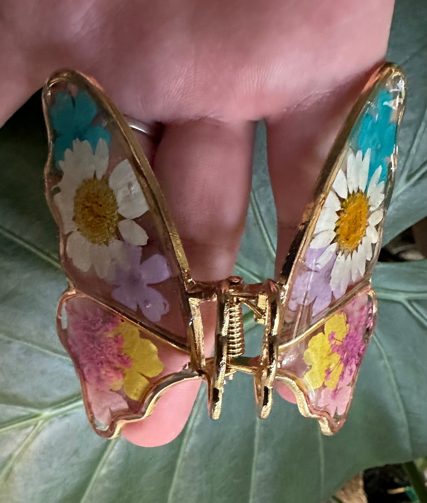 Spring Butterfly Hair Claw