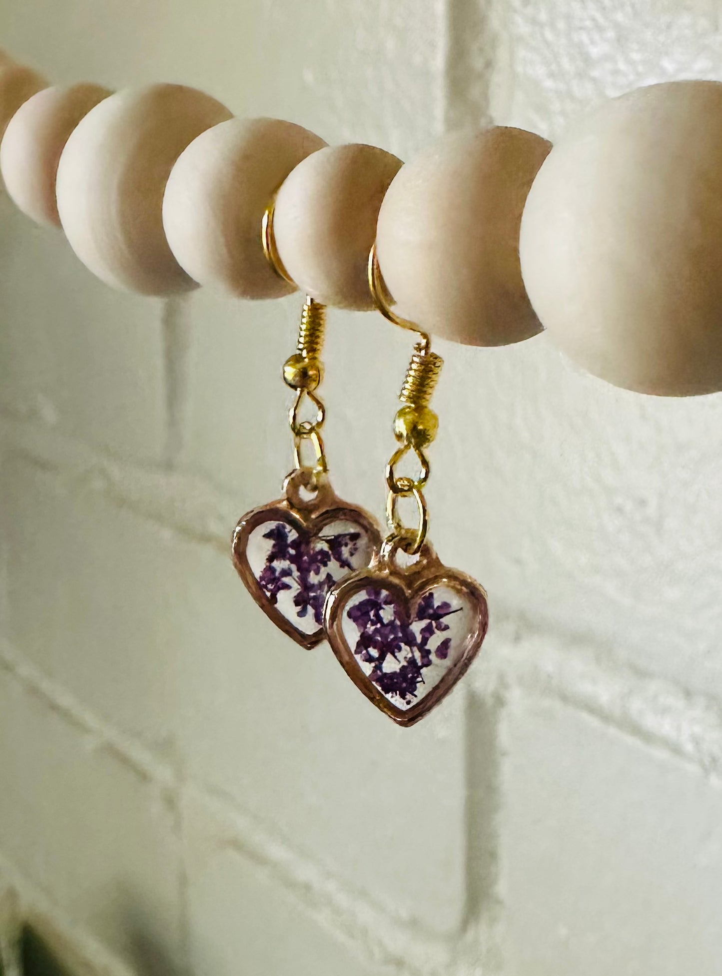 Dainty Purple Hearts